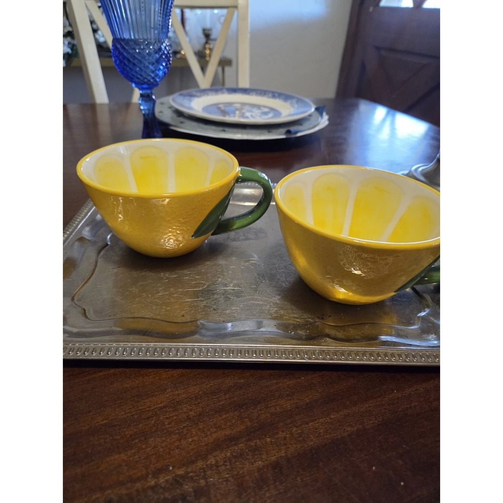 Lemon Cups By Lang, Cottagecore, Summer